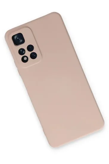 Newface Xiaomi Redmi Note 11 Pro Plus 5G Kılıf Nano içi Kadife Silikon - Pudra resmi
