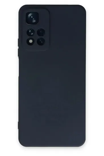 Newface Xiaomi Redmi Note 11 Pro Plus 5G Kılıf Nano içi Kadife Silikon - Lacivert resmi