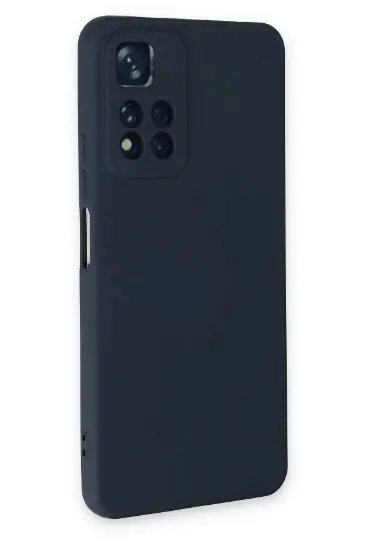 Newface Xiaomi Redmi Note 11 Pro Plus 5G Kılıf Nano içi Kadife Silikon - Lacivert resmi