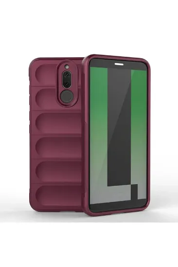 Newface Huawei Mate 10 Lite Kılıf Optimum Silikon - Bordo resmi
