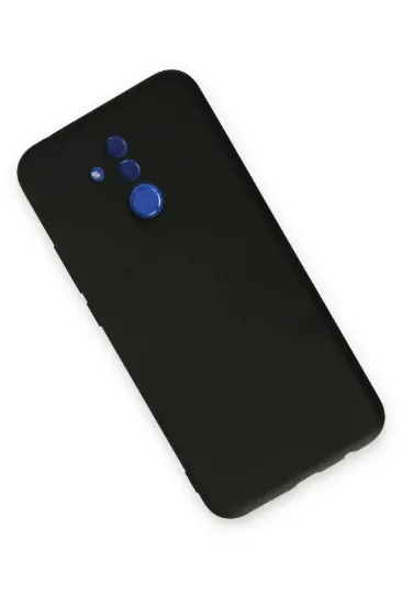 Newface Huawei Mate 20 Lite Kılıf Nano içi Kadife Silikon - Siyah resmi