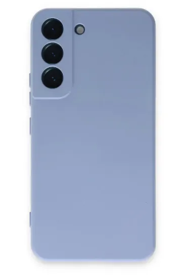Newface Samsung Galaxy S22 Kılıf Nano içi Kadife Silikon - Lila resmi