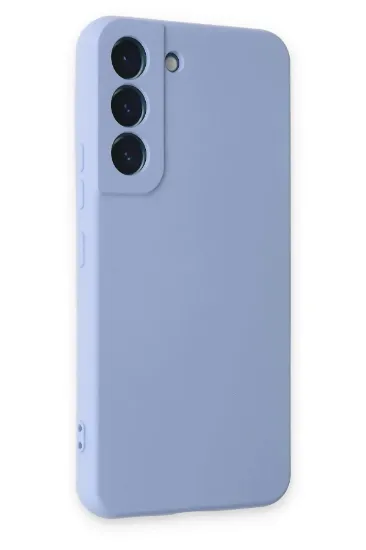 Newface Samsung Galaxy S22 Kılıf Nano içi Kadife Silikon - Lila resmi