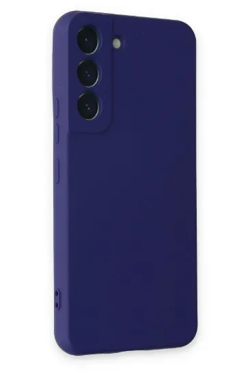 Newface Samsung Galaxy S22 Kılıf Nano içi Kadife Silikon - Mor resmi