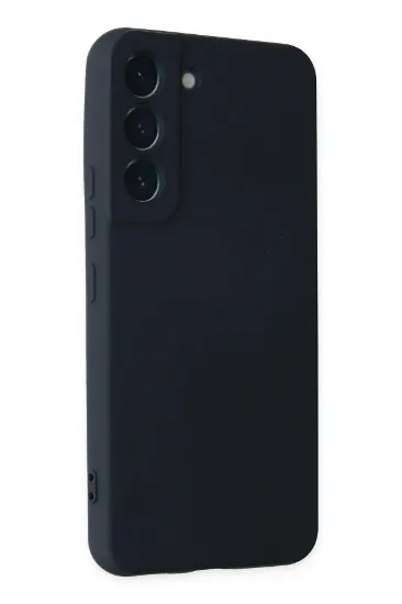 Newface Samsung Galaxy S22 Kılıf Nano içi Kadife Silikon - Lacivert resmi