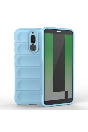 Newface Huawei Mate 10 Lite Kılıf Optimum Silikon - Sky Blue resmi