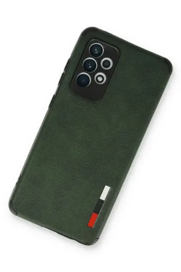 Newface Samsung Galaxy A23 4G Kılıf Loop Deri Silikon - Yeşil resmi