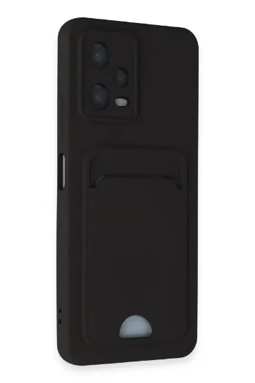 Newface Xiaomi Poco X5 5G Kılıf Kelvin Kartvizitli Silikon - Siyah resmi