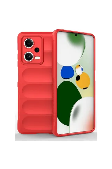 Newface Xiaomi Poco X5 5G Kılıf Optimum Silikon - Kırmızı resmi