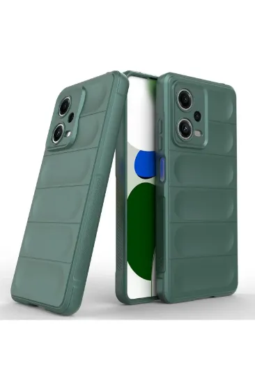 Newface Xiaomi Poco X5 5G Kılıf Optimum Silikon - Koyu Yeşil resmi