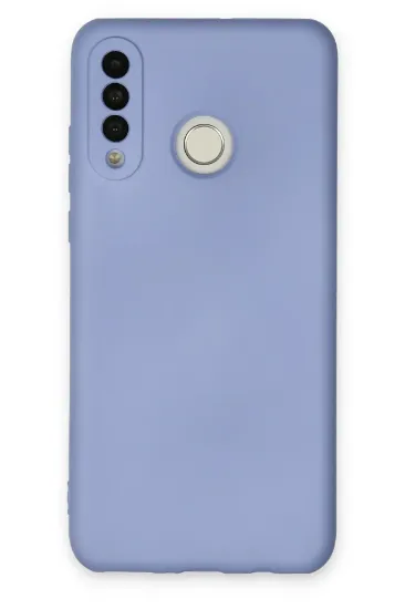 Newface Huawei P30 Lite Kılıf Nano içi Kadife Silikon - Lila resmi