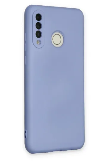 Newface Huawei P30 Lite Kılıf Nano içi Kadife Silikon - Lila resmi