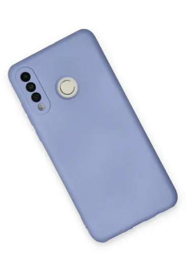 Newface Huawei P30 Lite Kılıf Nano içi Kadife Silikon - Lila resmi
