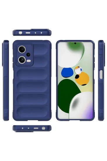Newface Xiaomi Poco X5 5G Kılıf Optimum Silikon - Lacivert resmi