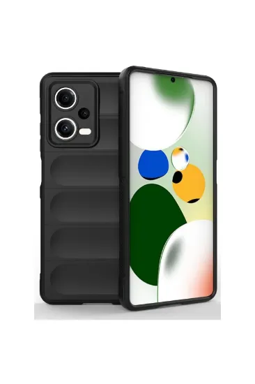 Newface Xiaomi Poco X5 5G Kılıf Optimum Silikon - Siyah resmi