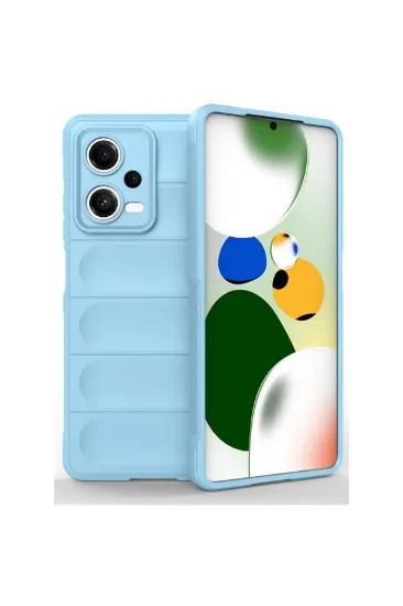Newface Xiaomi Poco X5 5G Kılıf Optimum Silikon - Sky Blue resmi