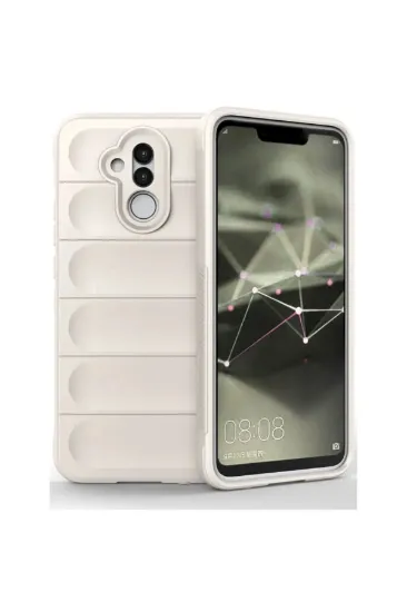 Newface Huawei Mate 20 Lite Kılıf Optimum Silikon - Krem resmi