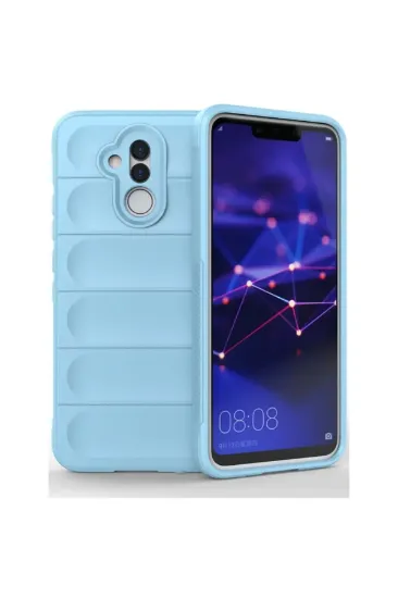 Newface Huawei Mate 20 Lite Kılıf Optimum Silikon - Sky Blue resmi