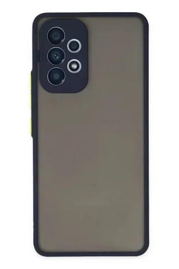 Newface Samsung Galaxy A33 5G Kılıf Montreal Silikon Kapak - Lacivert resmi