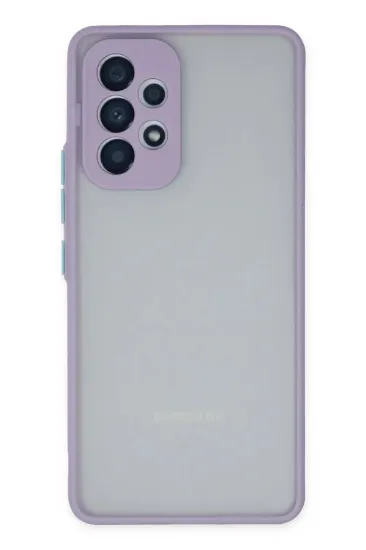 Newface Samsung Galaxy A33 5G Kılıf Montreal Silikon Kapak - Mor resmi