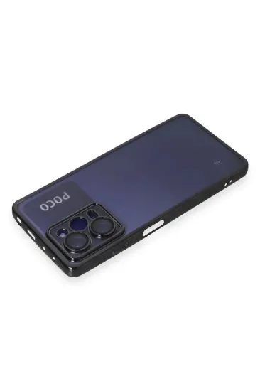 Newface Xiaomi Poco X5 Pro 5G Kılıf Razer Lensli Silikon - Siyah resmi