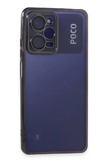 Newface Xiaomi Poco X5 Pro 5G Kılıf Razer Lensli Silikon - Mor resmi