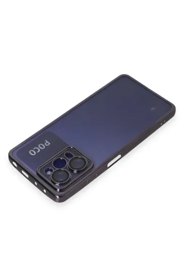 Newface Xiaomi Poco X5 Pro 5G Kılıf Razer Lensli Silikon - Mor resmi