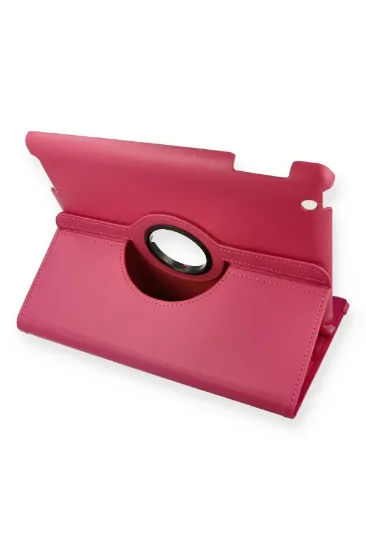 Newface iPad 4 9.7 Kılıf 360 Tablet Deri Kılıf - Pembe resmi