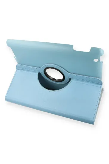 Newface iPad 4 9.7 Kılıf 360 Tablet Deri Kılıf - Turkuaz resmi