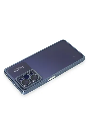 Newface Xiaomi Poco X5 Pro 5G Kılıf Razer Lensli Silikon - Açık Mavi resmi