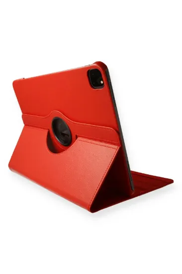 Newface iPad Pro 11 (2020) Kılıf 360 Tablet Deri Kılıf - Kırmızı resmi