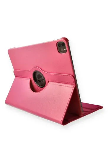 Newface iPad Pro 11 (2020) Kılıf 360 Tablet Deri Kılıf - Pembe resmi