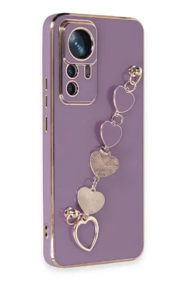 Newface Xiaomi Mi 12T Pro Kılıf Esila Silikon - Mor resmi