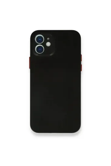 Newface iPhone 12 Mini Kılıf PP Ultra İnce Kapak - Siyah resmi