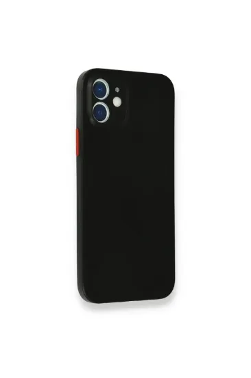Newface iPhone 12 Mini Kılıf PP Ultra İnce Kapak - Siyah resmi