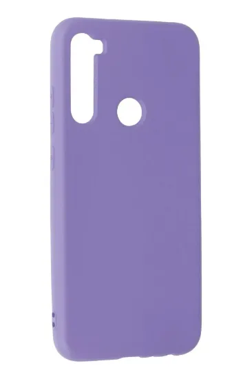 Newface Xiaomi Redmi Note 8 Kılıf Nano içi Kadife Silikon - Lila resmi