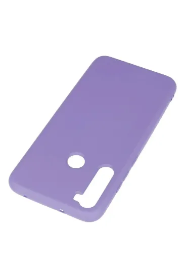 Newface Xiaomi Redmi Note 8 Kılıf Nano içi Kadife Silikon - Lila resmi