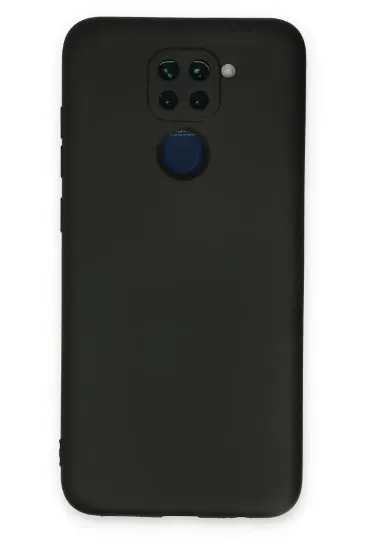 Newface Xiaomi Redmi Note 9 Kılıf Nano içi Kadife Silikon - Siyah resmi
