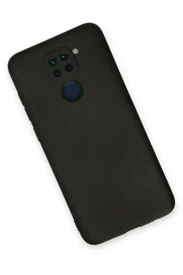 Newface Xiaomi Redmi Note 9 Kılıf Nano içi Kadife Silikon - Siyah resmi