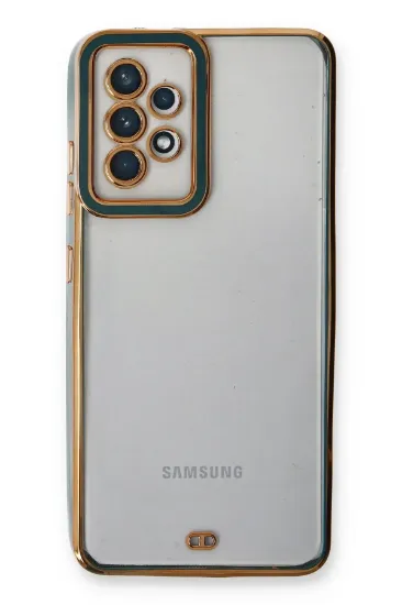 Newface Samsung Galaxy A13 4G Kılıf Liva Lens Silikon - Yeşil resmi