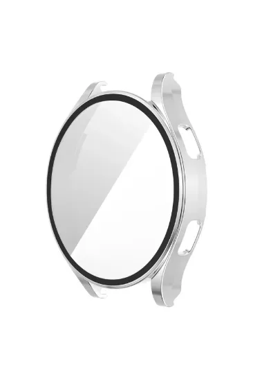 Newface Watch 4 44mm Wall Camlı Kasa Ekran Koruyucu - Gümüş resmi