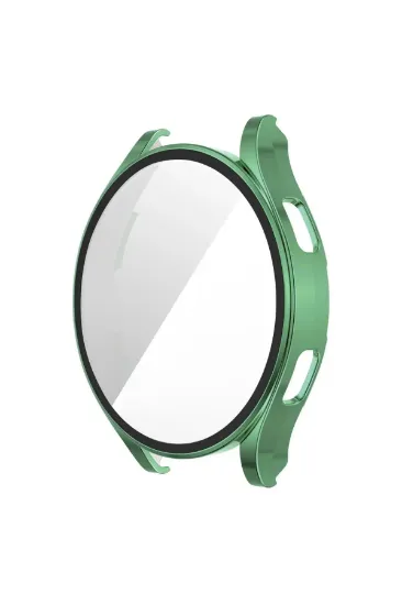 Newface Watch 4 44mm Wall Camlı Kasa Ekran Koruyucu - Koyu Yeşil resmi