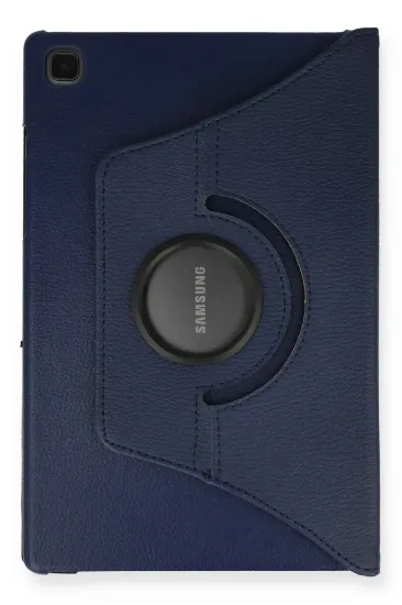 Newface Samsung Galaxy T500 Tab A7 10.4 Kılıf 360 Tablet Deri Kılıf - Lacivert resmi