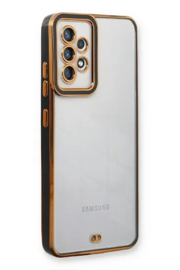 Newface Samsung Galaxy A53 5G Kılıf Liva Lens Silikon - Siyah resmi