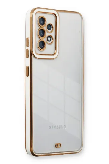 Newface Samsung Galaxy A53 5G Kılıf Liva Lens Silikon - Beyaz resmi