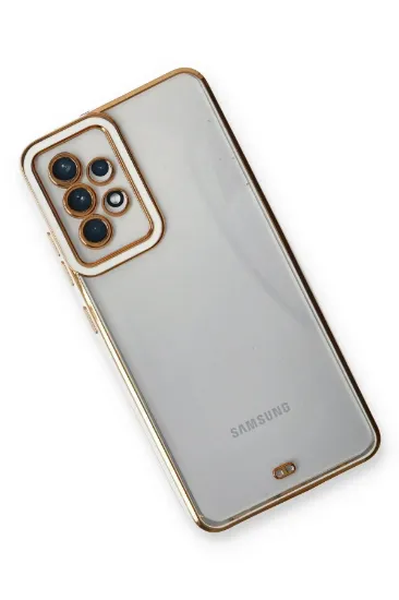 Newface Samsung Galaxy A53 5G Kılıf Liva Lens Silikon - Beyaz resmi