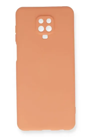 Newface Xiaomi Redmi Note 9 Pro Kılıf Nano içi Kadife Silikon - Turuncu resmi