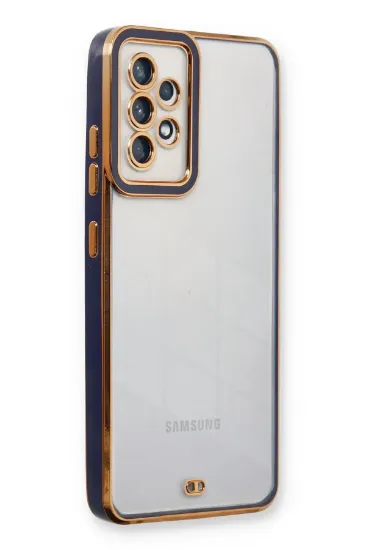 Newface Samsung Galaxy A53 5G Kılıf Liva Lens Silikon - Mavi resmi