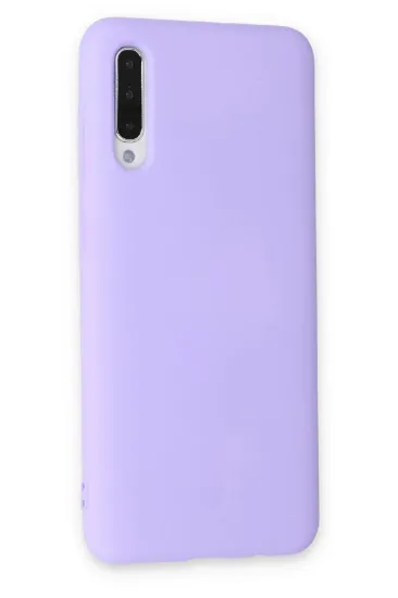 Newface Samsung Galaxy A30S Kılıf Nano içi Kadife Silikon - Lila resmi