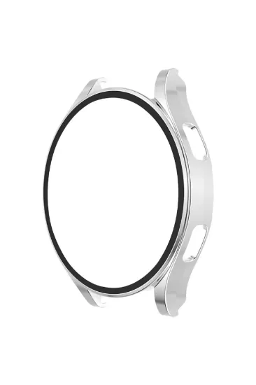 Newface Watch 5 Pro 45mm Wall Camlı Kasa Ekran Koruyucu - Gümüş resmi